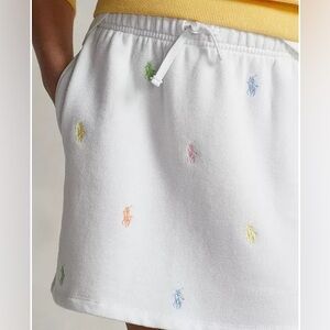 Ralph Lauren Polo Pony Fleece Skirt Girls Large BRAND NEW with tags
